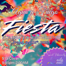 Load image into Gallery viewer, Agua y Fuego - FIESTA - Celebrating Latin Culture
