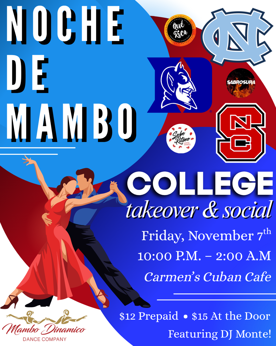 Noche de Mambo: College Takeover