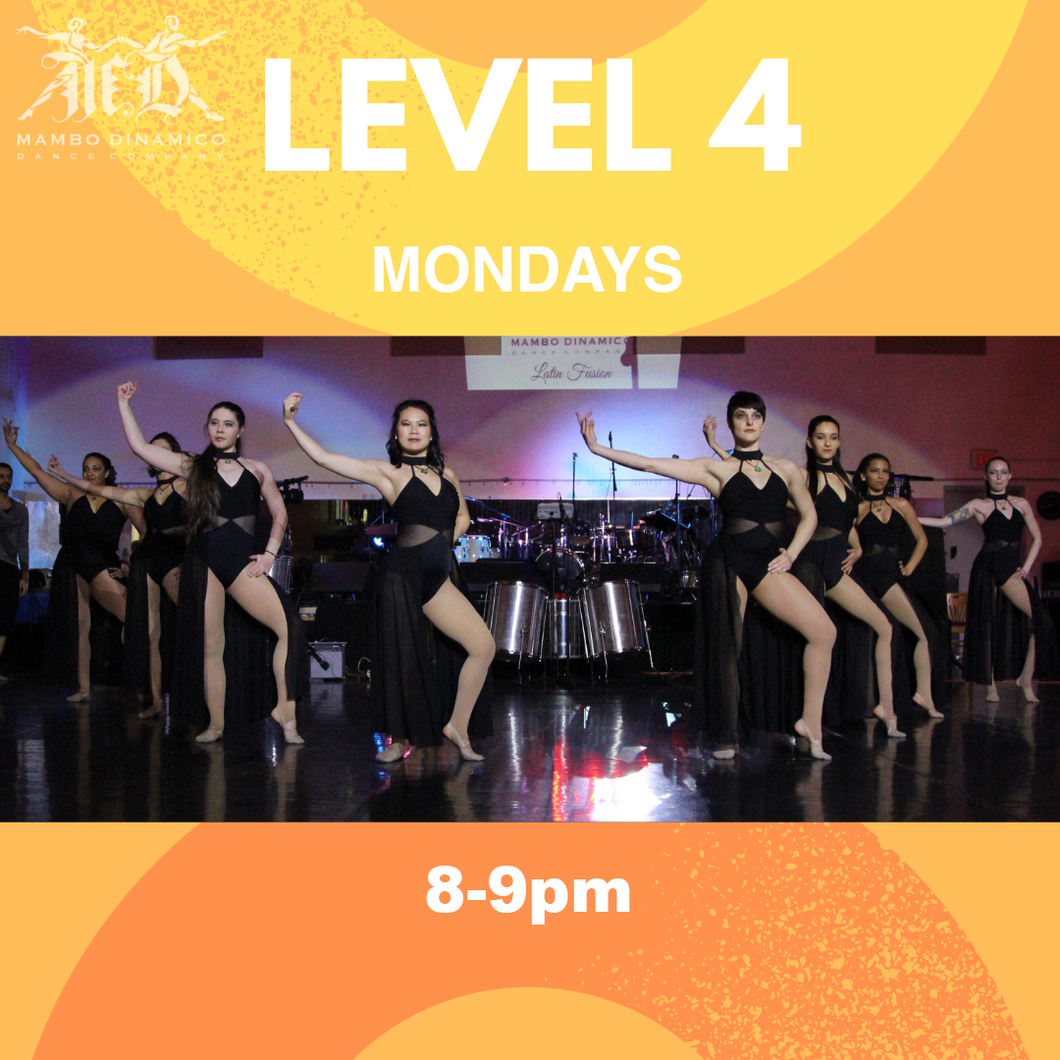 Salsa Class Level 4 - Monday 8-9pm